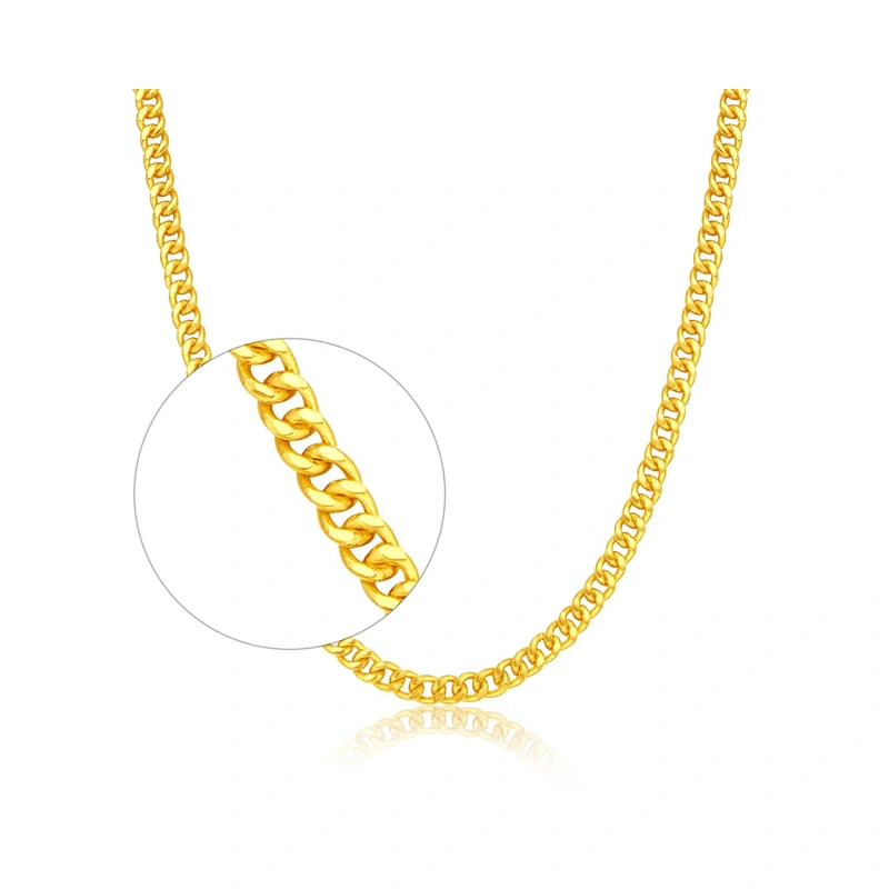 999.9 Gold Gold Anchor necklace