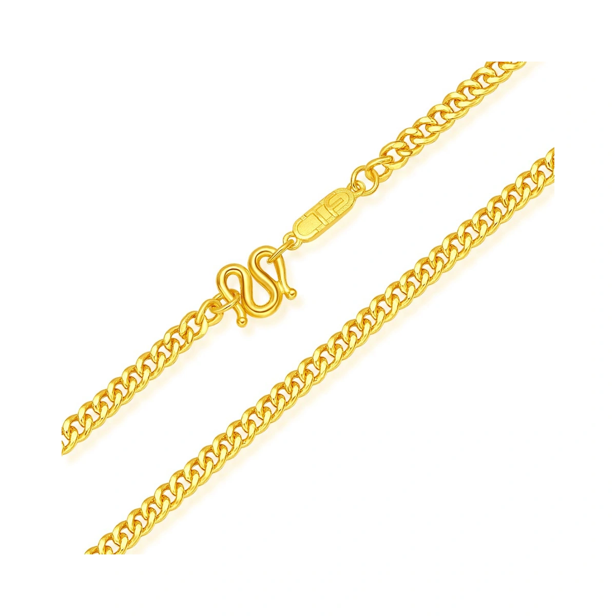 999.9黃金萬字頸鏈