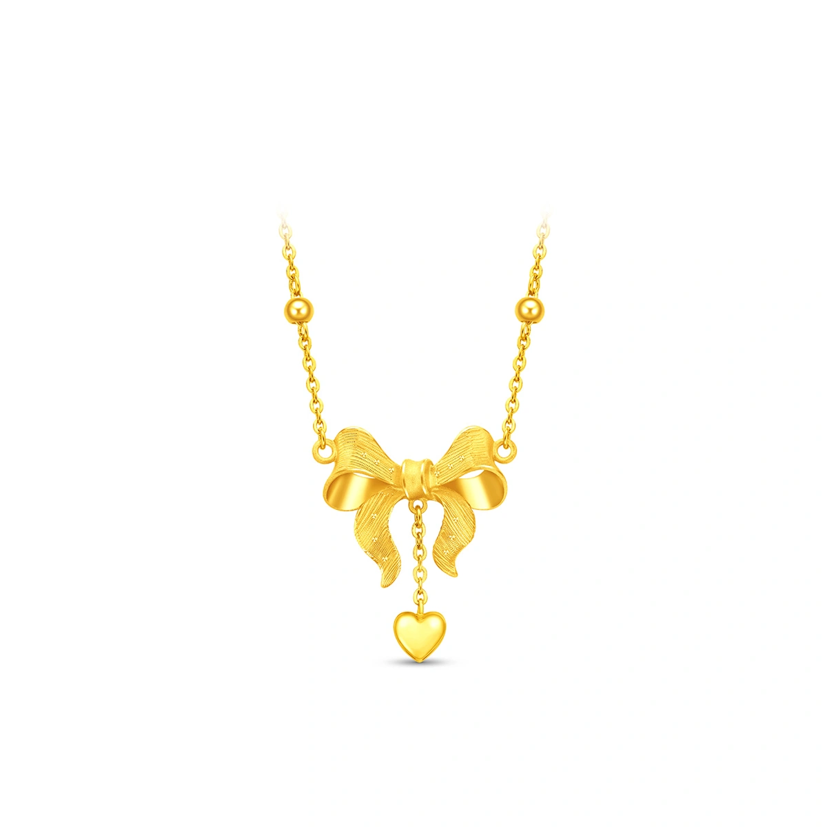 Ribbon 999.9 Gold Necklace