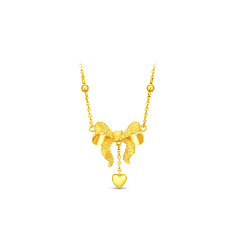 999.9 Gold necklace