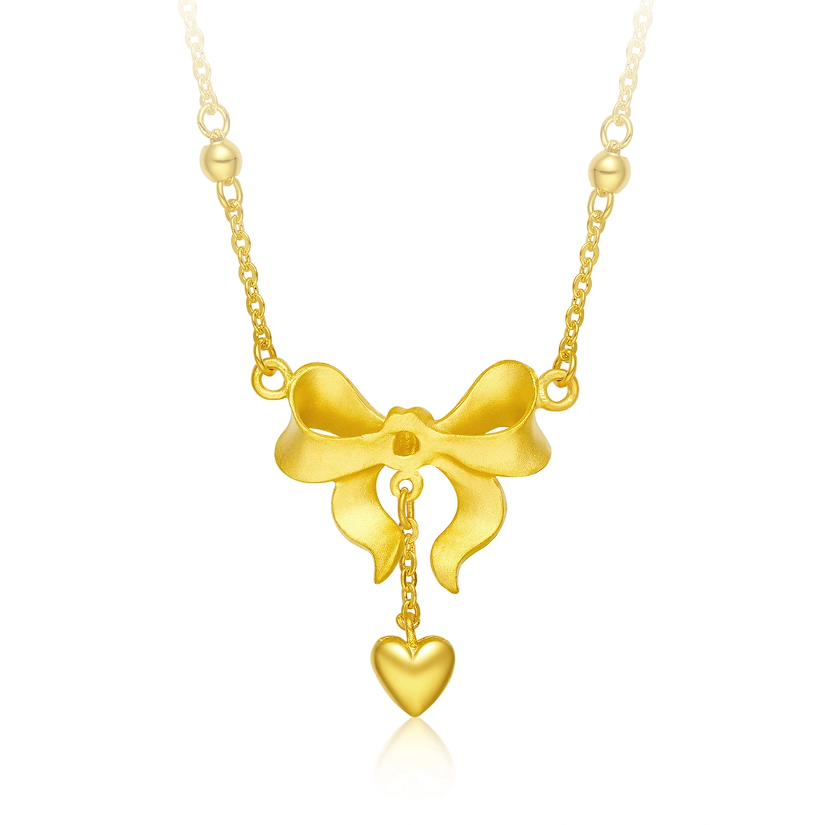 Ribbon 999.9 Gold Necklace