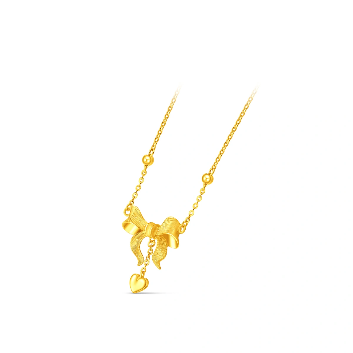 Ribbon 999.9 Gold Necklace