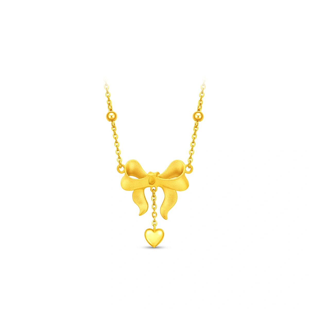 Ribbon 999.9 Gold Necklace