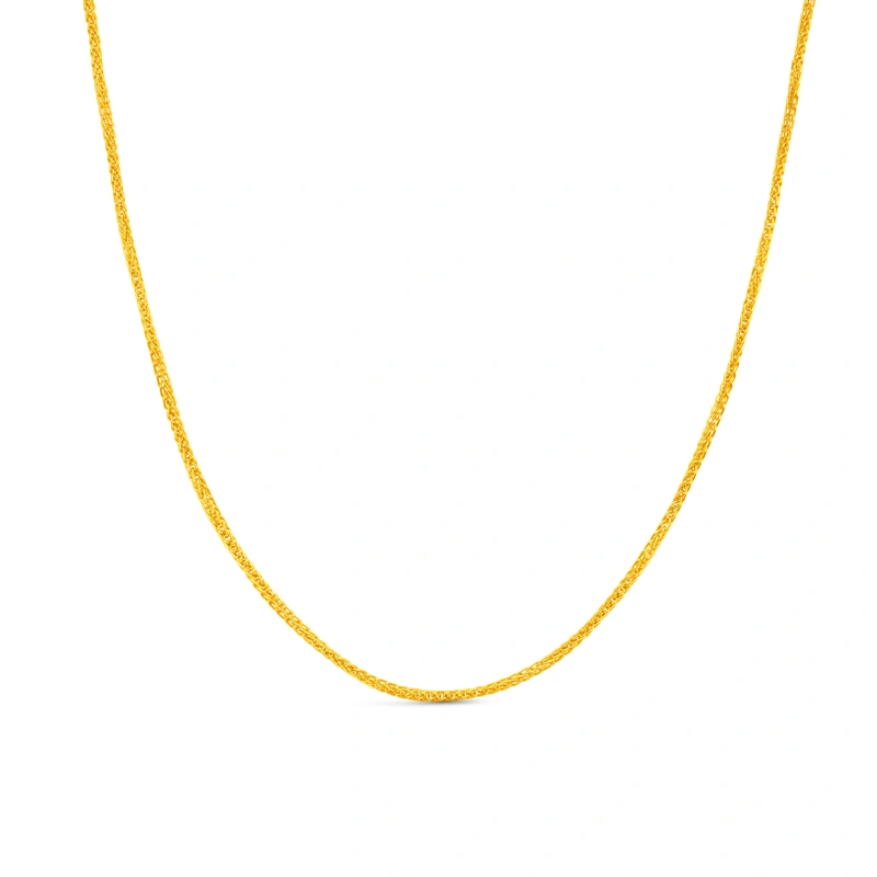 999.9 Gold necklace