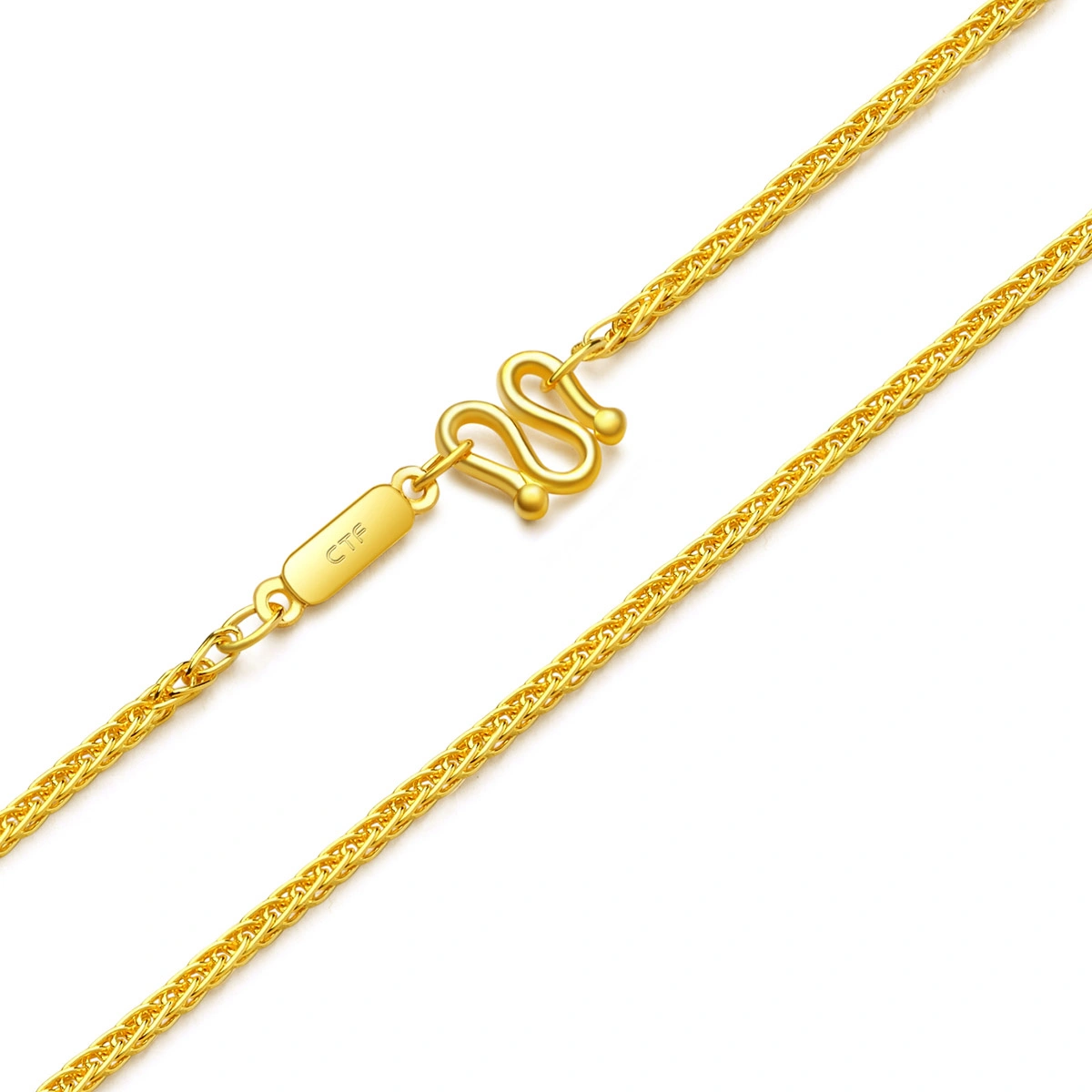 999.9 Gold necklace
