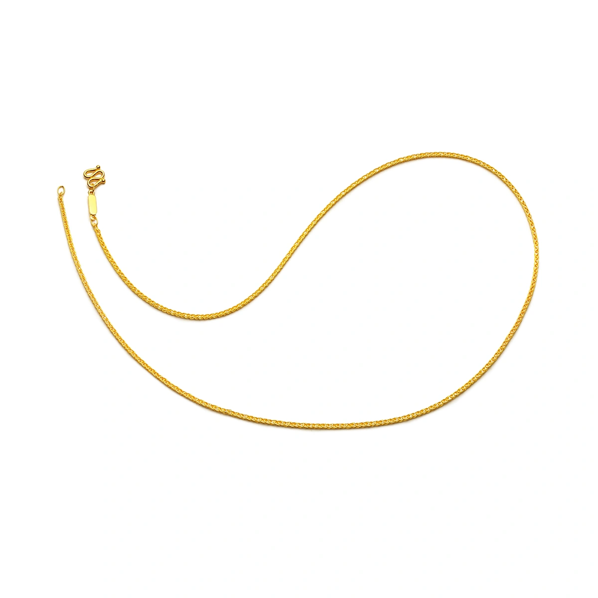 999.9 Gold necklace