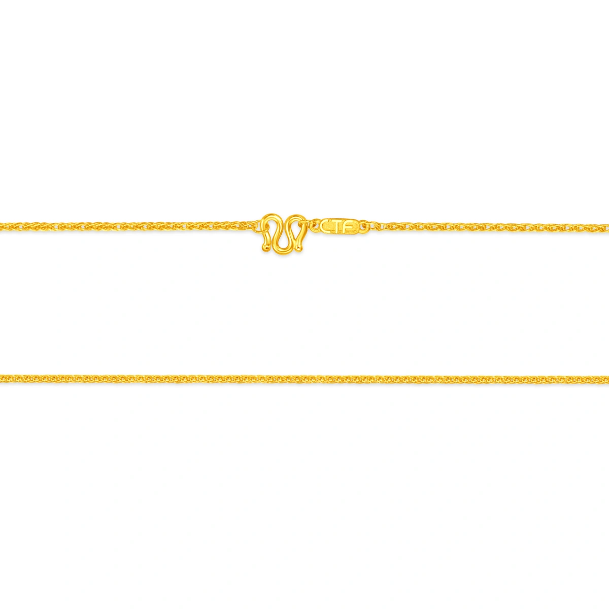 999.9 Gold necklace