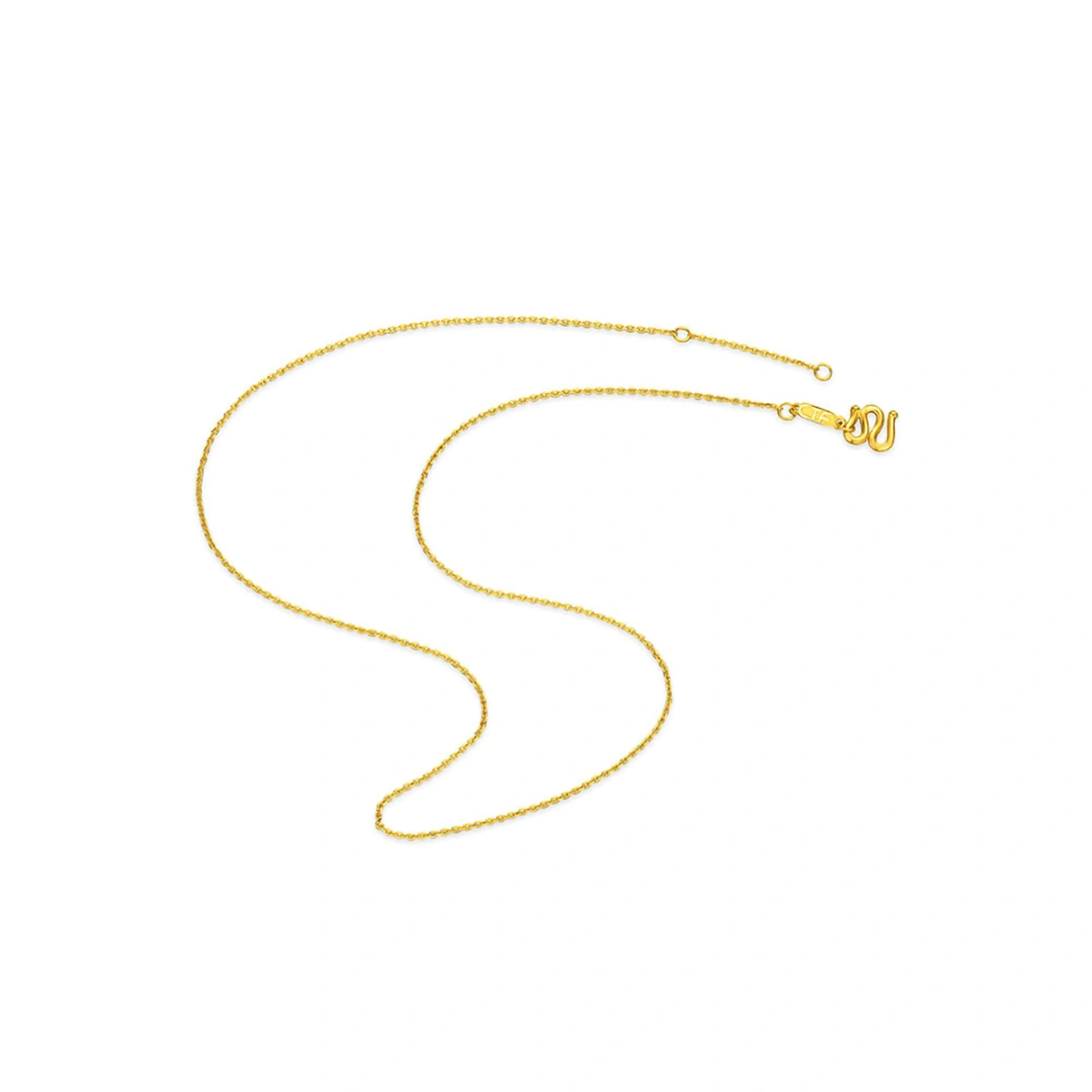 999.9 Gold necklace