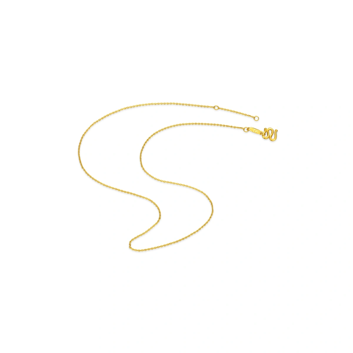 999.9 Gold necklace