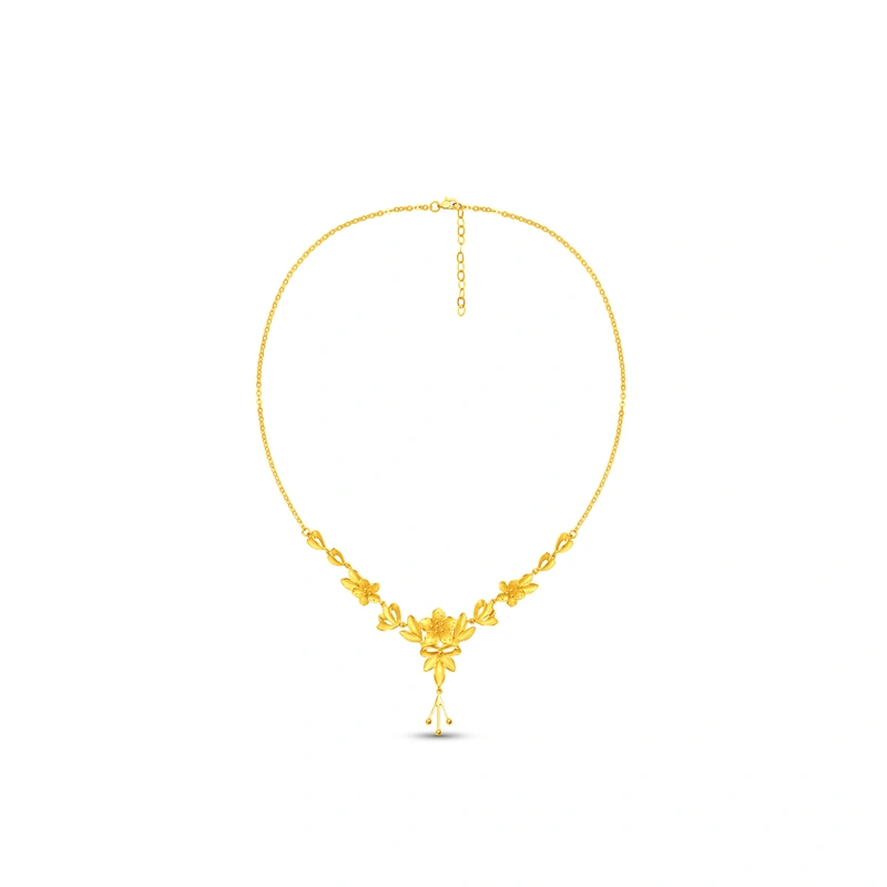 999.9 Gold necklace
