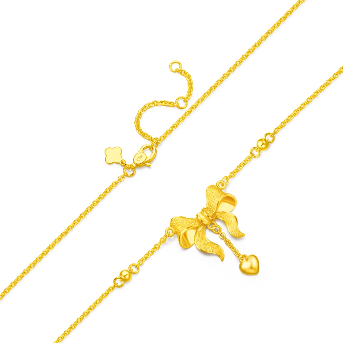 Ribbon 999.9 Gold necklace