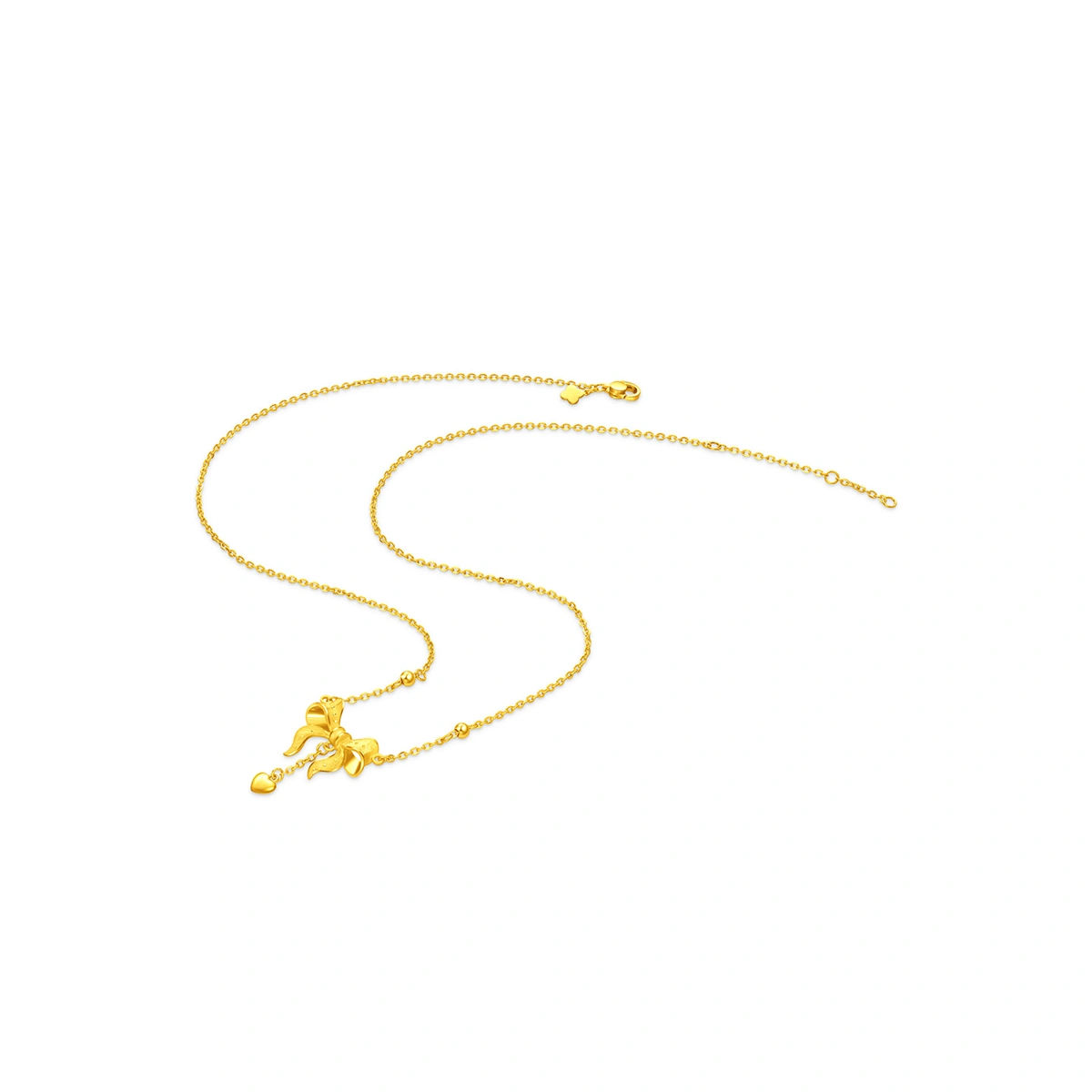Ribbon 999.9 Gold necklace