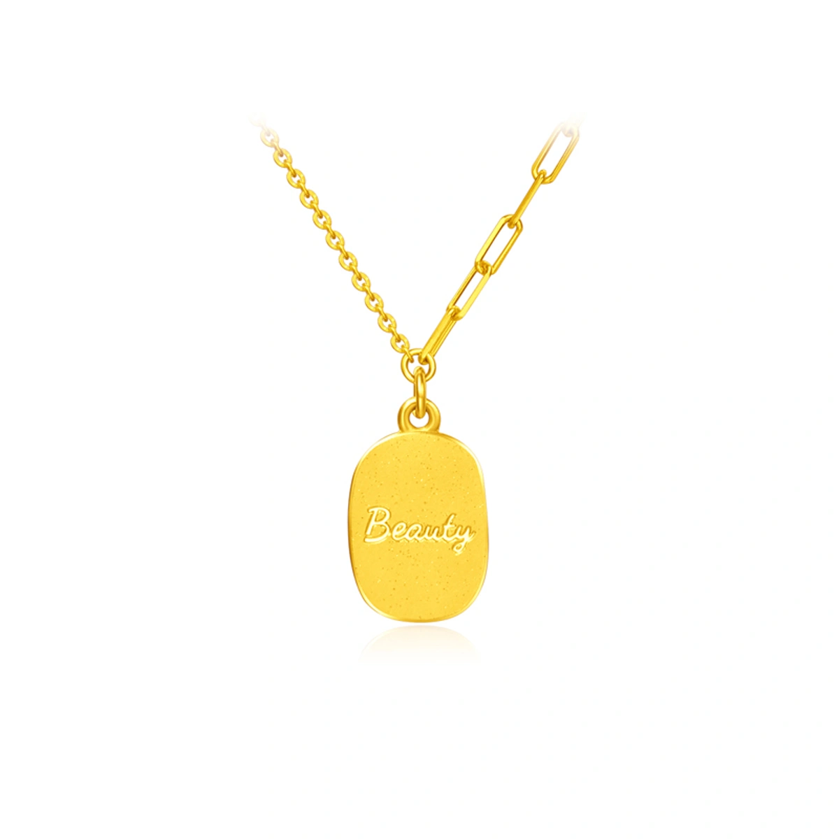 Tulip 999.9 Gold necklace