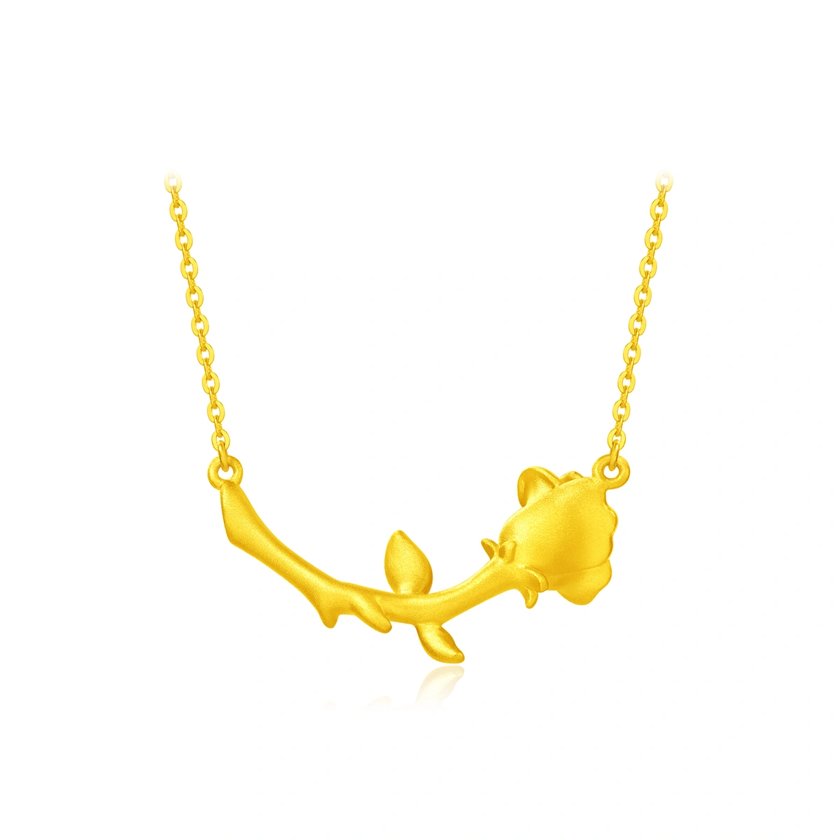 Rose 999.9 Gold necklace