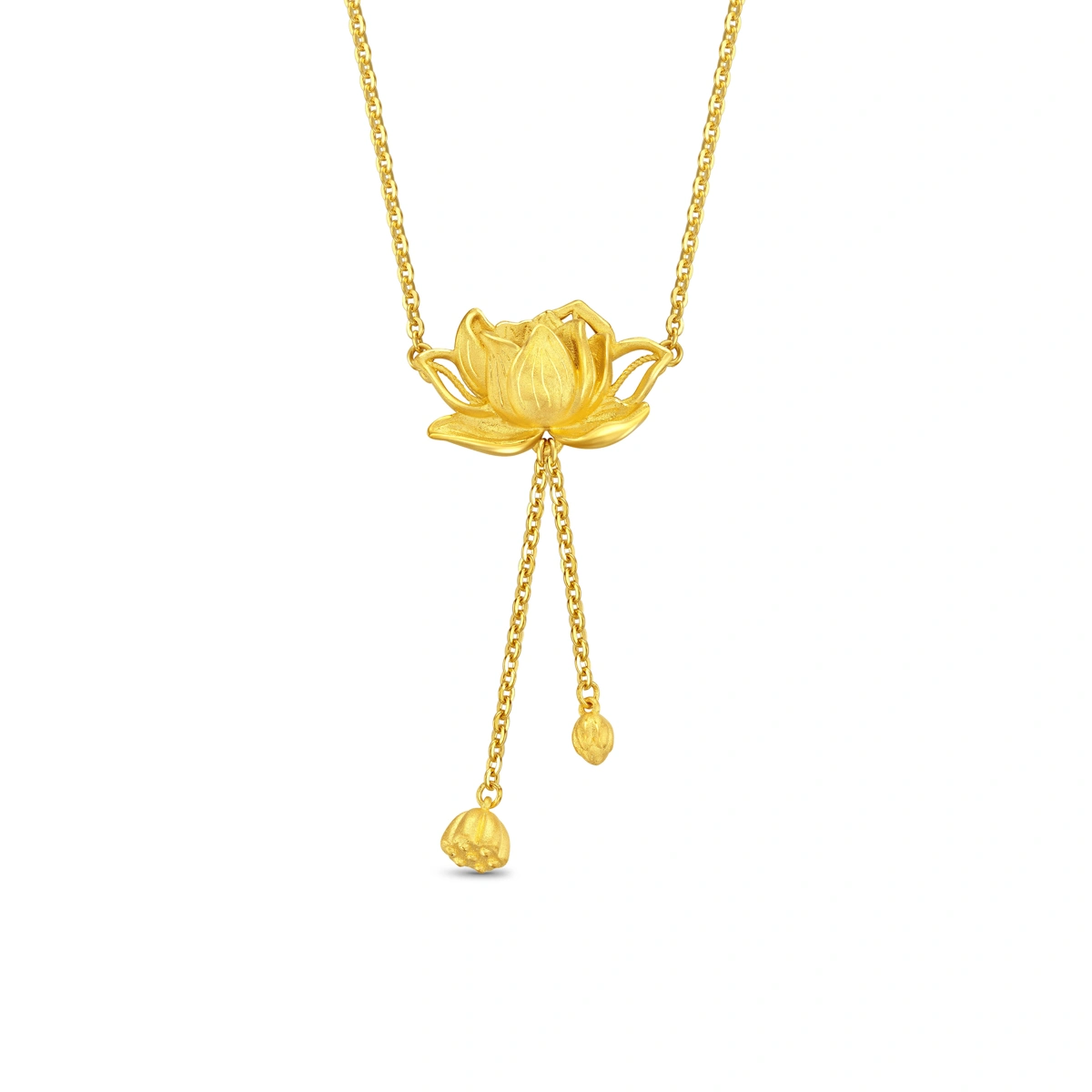 Lotus 999 Gold necklace