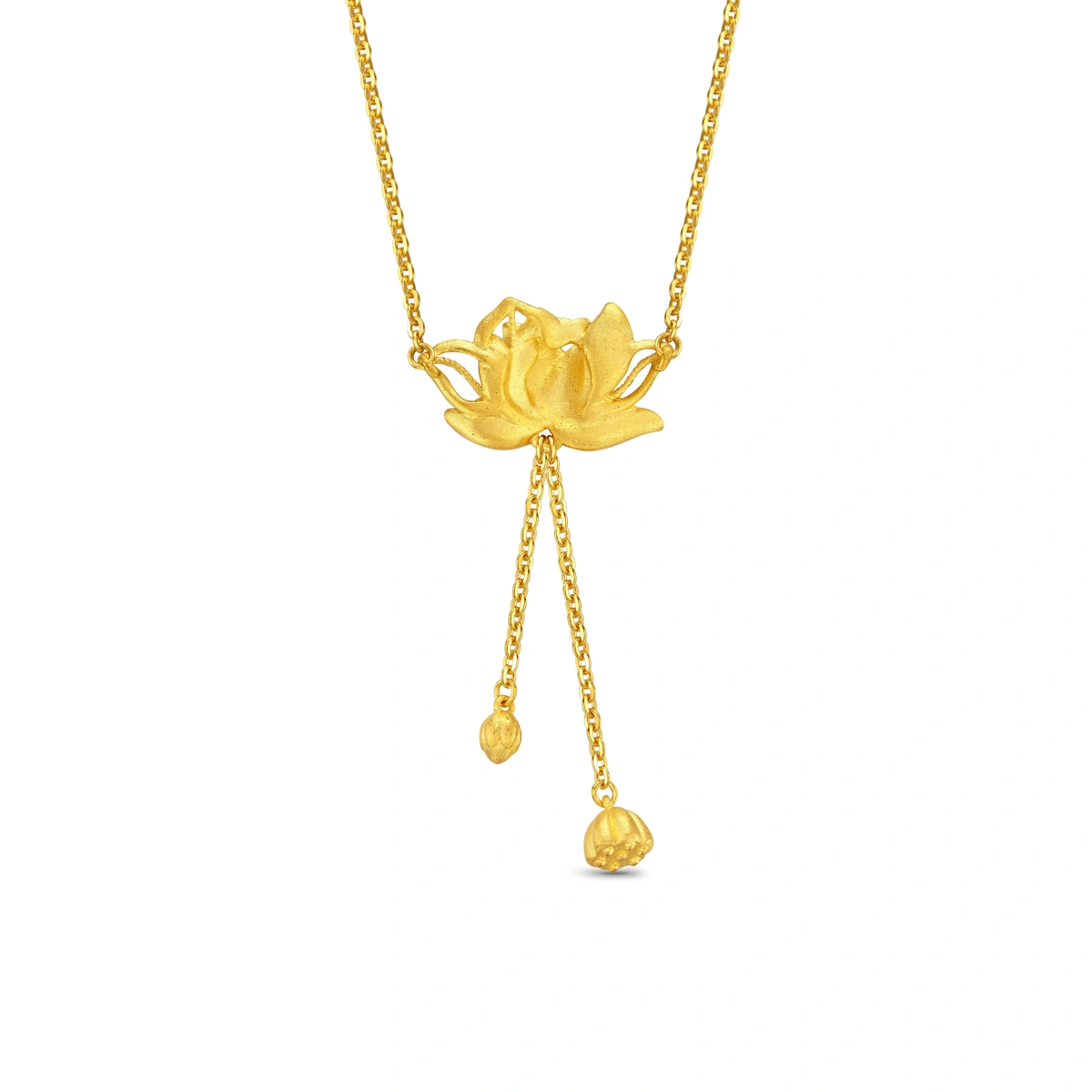 Lotus 999 Gold necklace