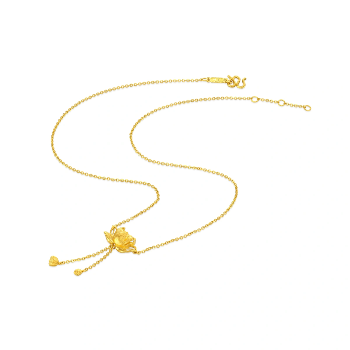 Lotus 999 Gold necklace