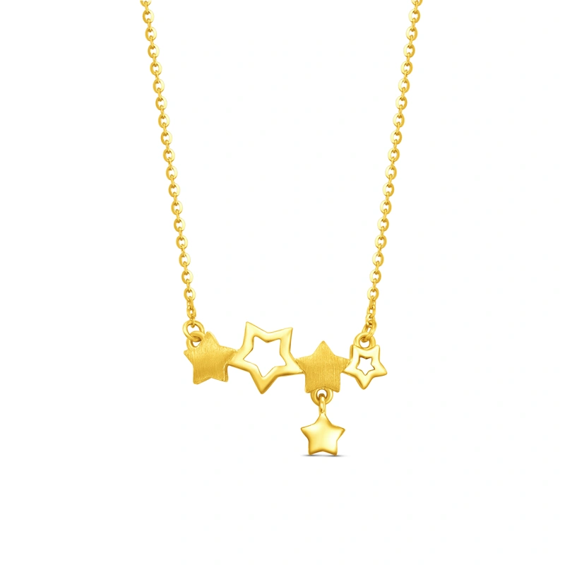 Stars 999 Gold necklace