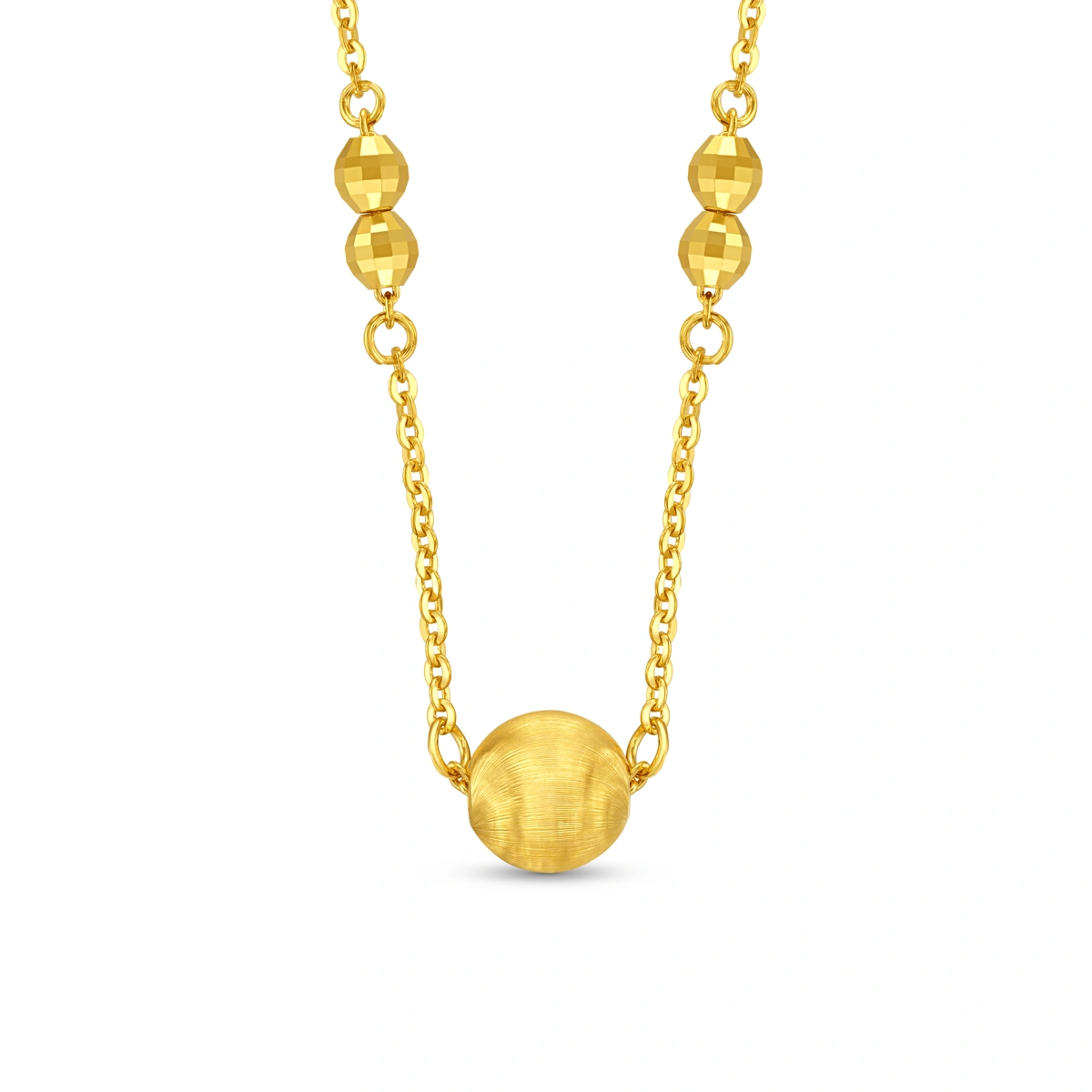 Interlocking 999 Gold necklace