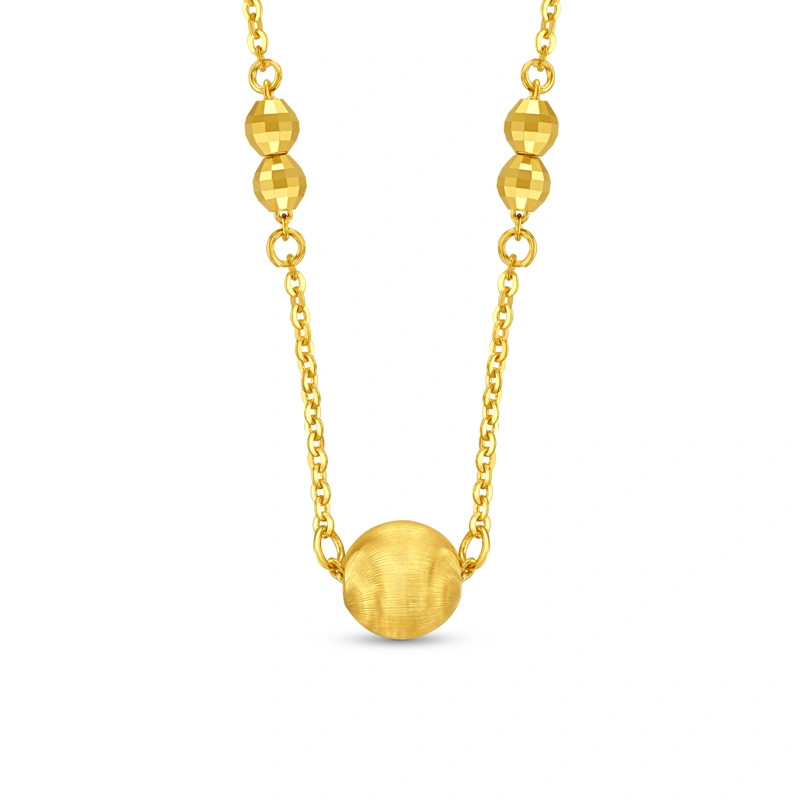 Interlocking 999 Gold necklace