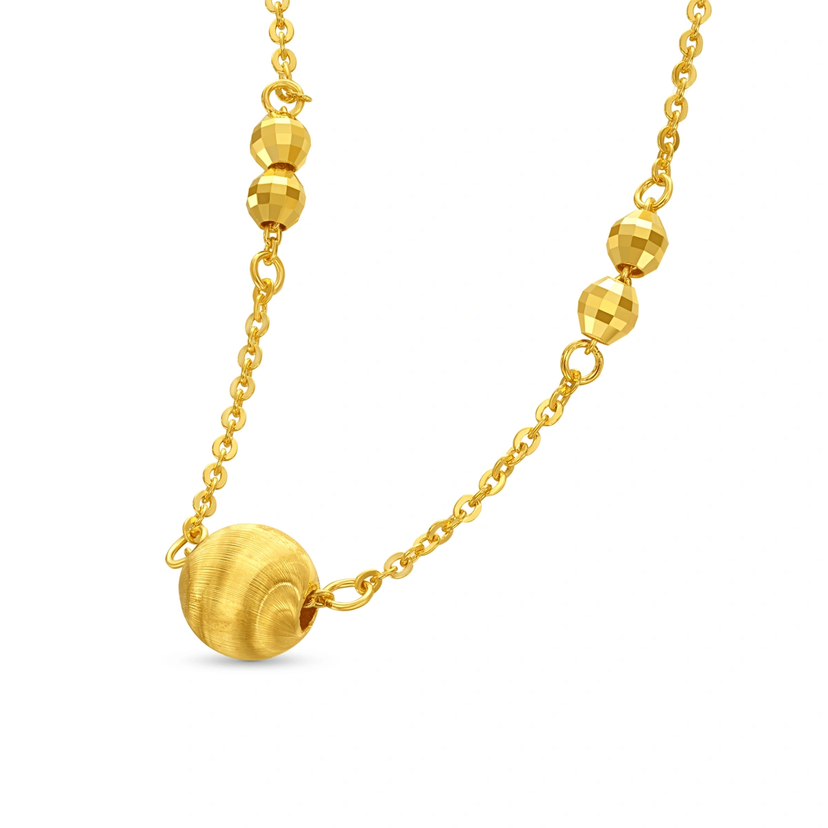 Interlocking 999 Gold necklace