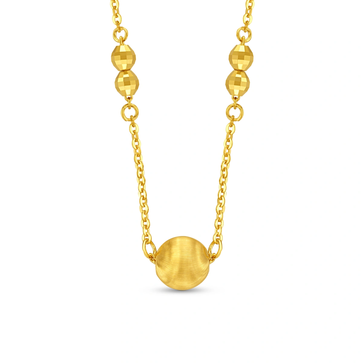 Interlocking 999 Gold necklace
