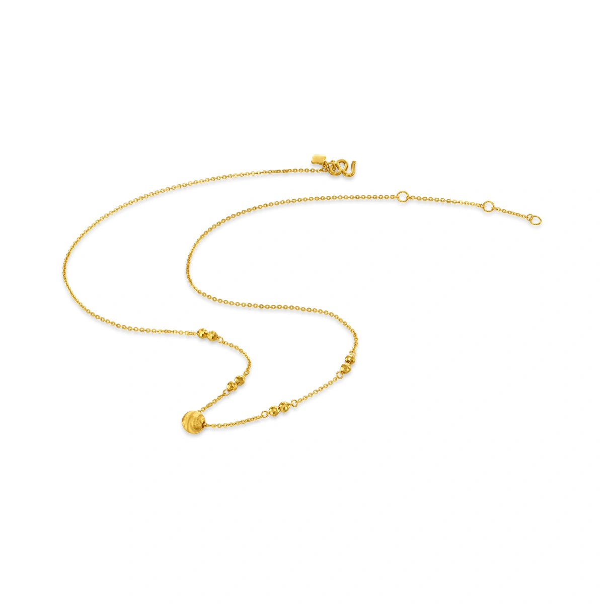 Interlocking 999 Gold necklace