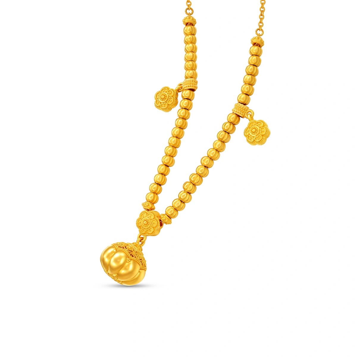 Melon Pendant 999 Gold necklace