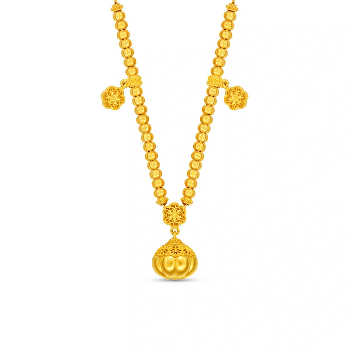 Melon Pendant 999 Gold necklace