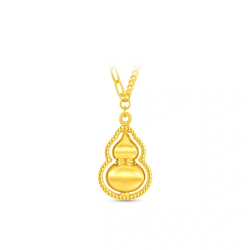 葫蘆999足金頸鏈