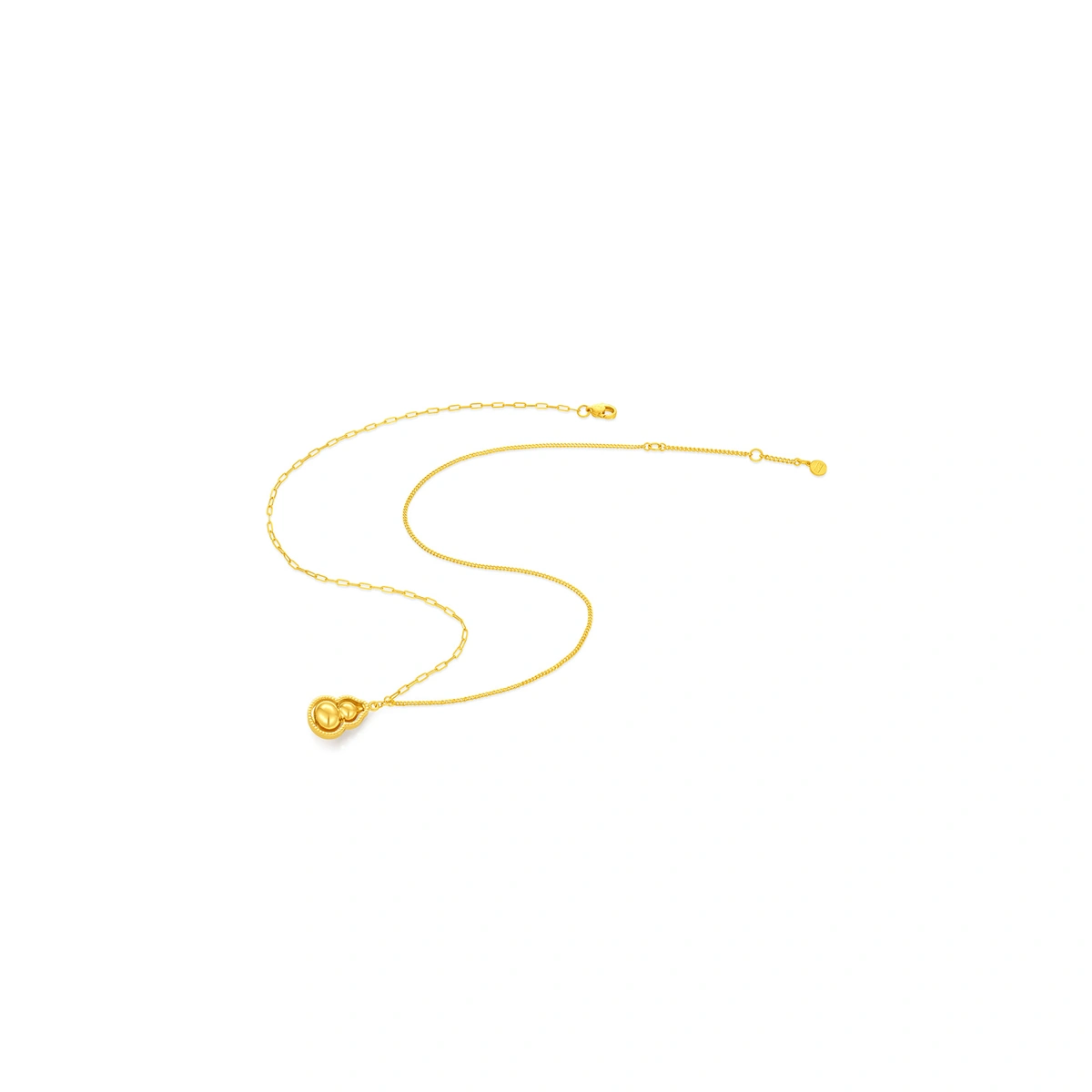 葫蘆999足金頸鏈