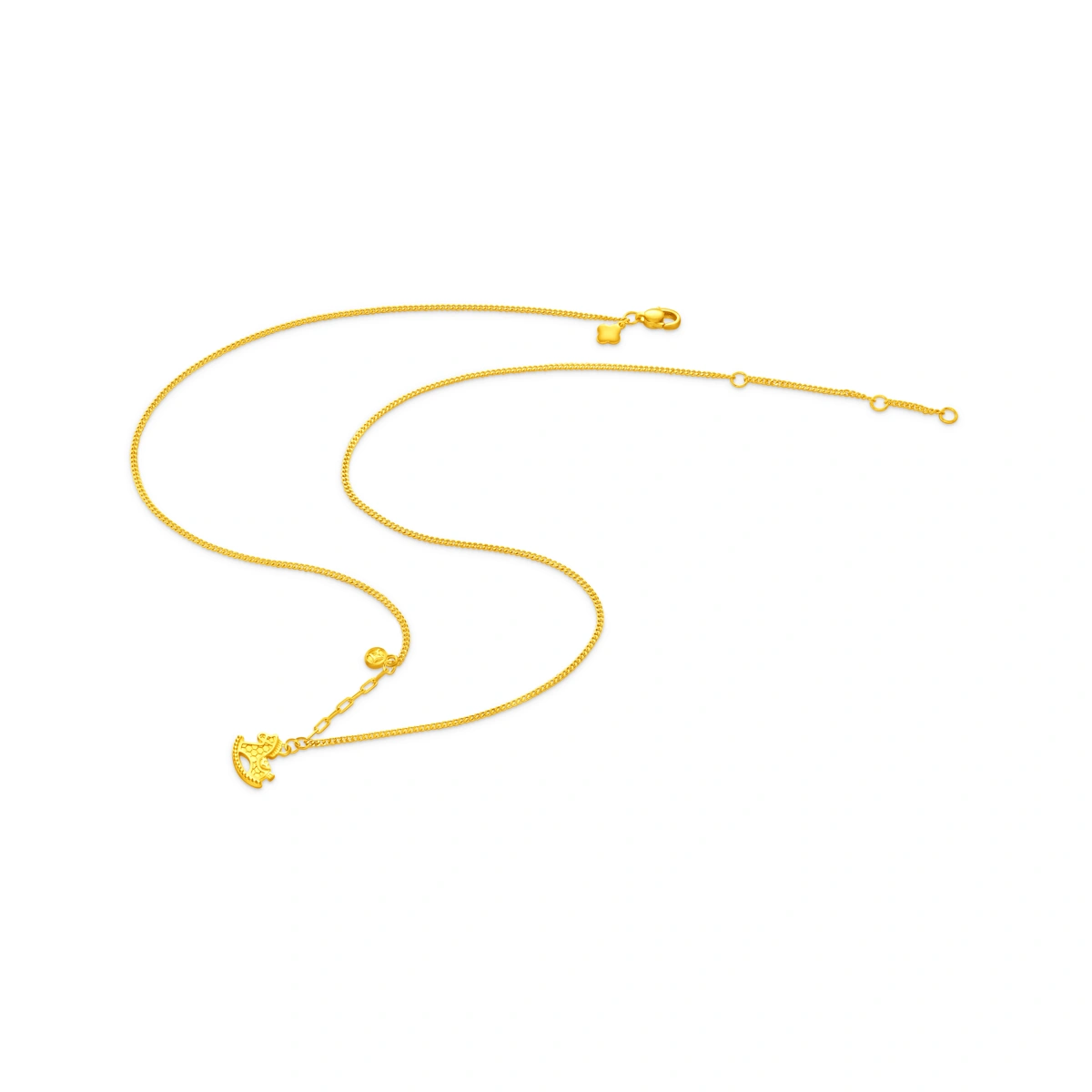 999.9 Gold necklace