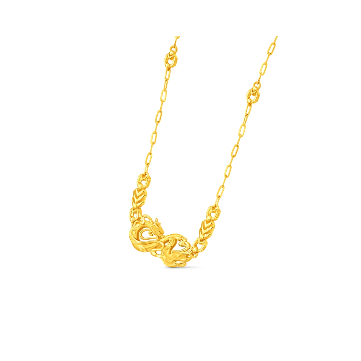 龍鳳999足金頸鏈