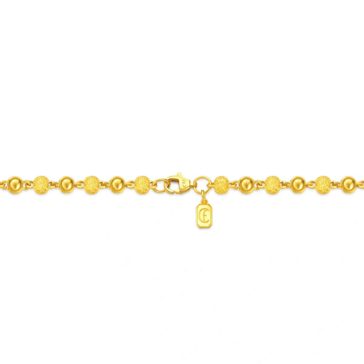 999.9 Gold Beaded bracelet