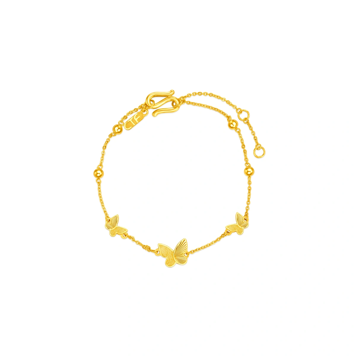 Butterfly 999 Gold bracelet