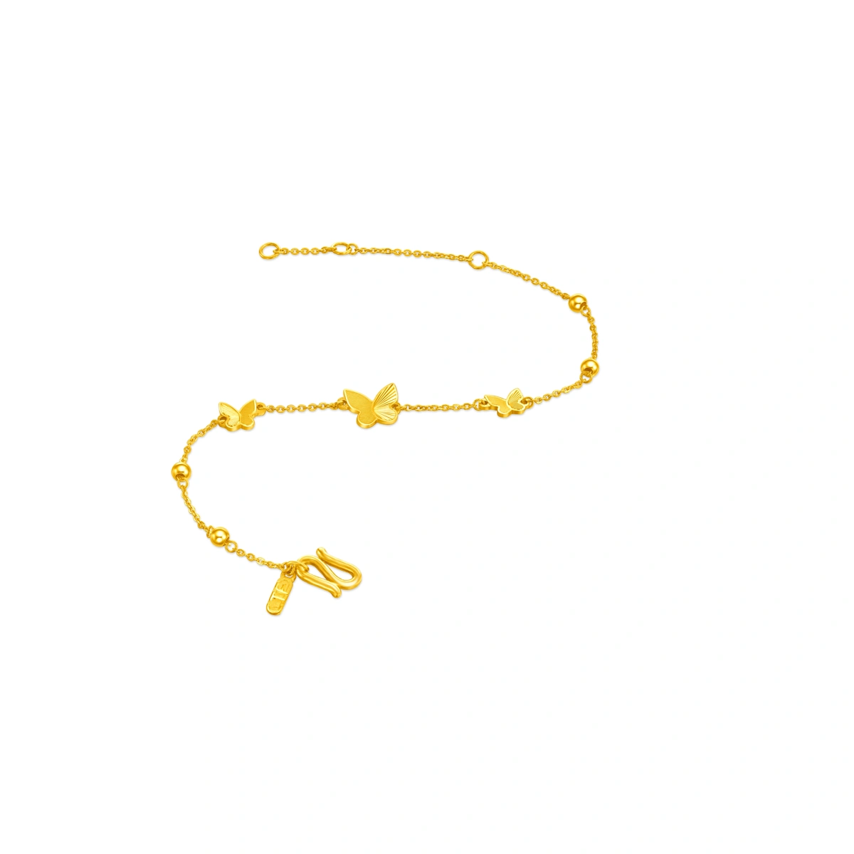Butterfly 999 Gold bracelet