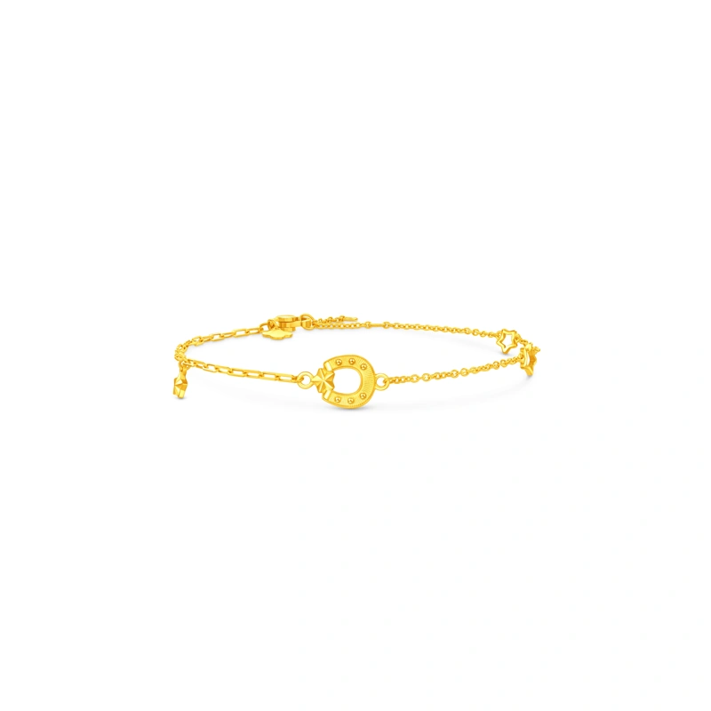 Horseshoe Buckle 999.9 Gold bracelet