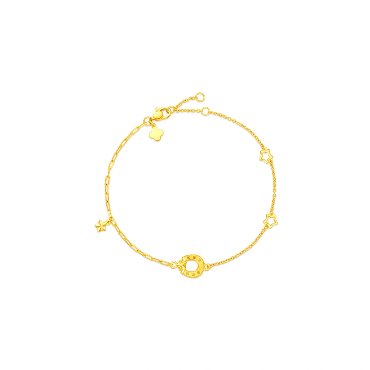 Horseshoe Buckle 999.9 Gold bracelet