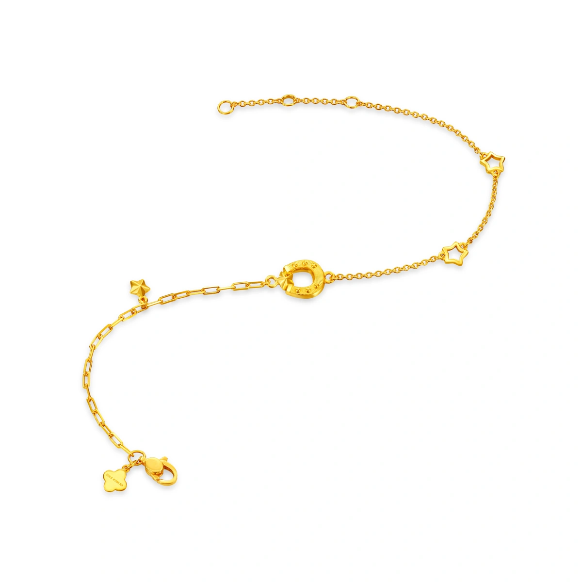 Horseshoe Buckle 999.9 Gold bracelet