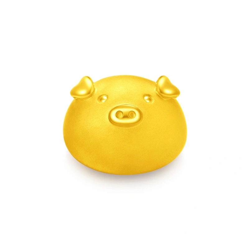 包裹有福豬仔包999.9黃金擺件