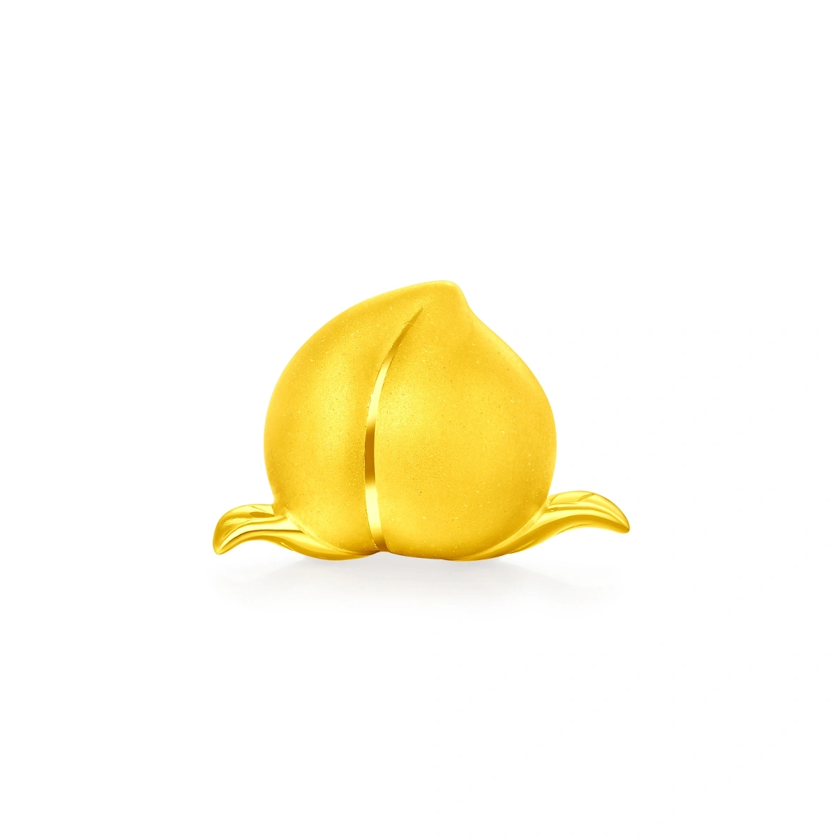 Peach Bun 999.9 Gold ornament