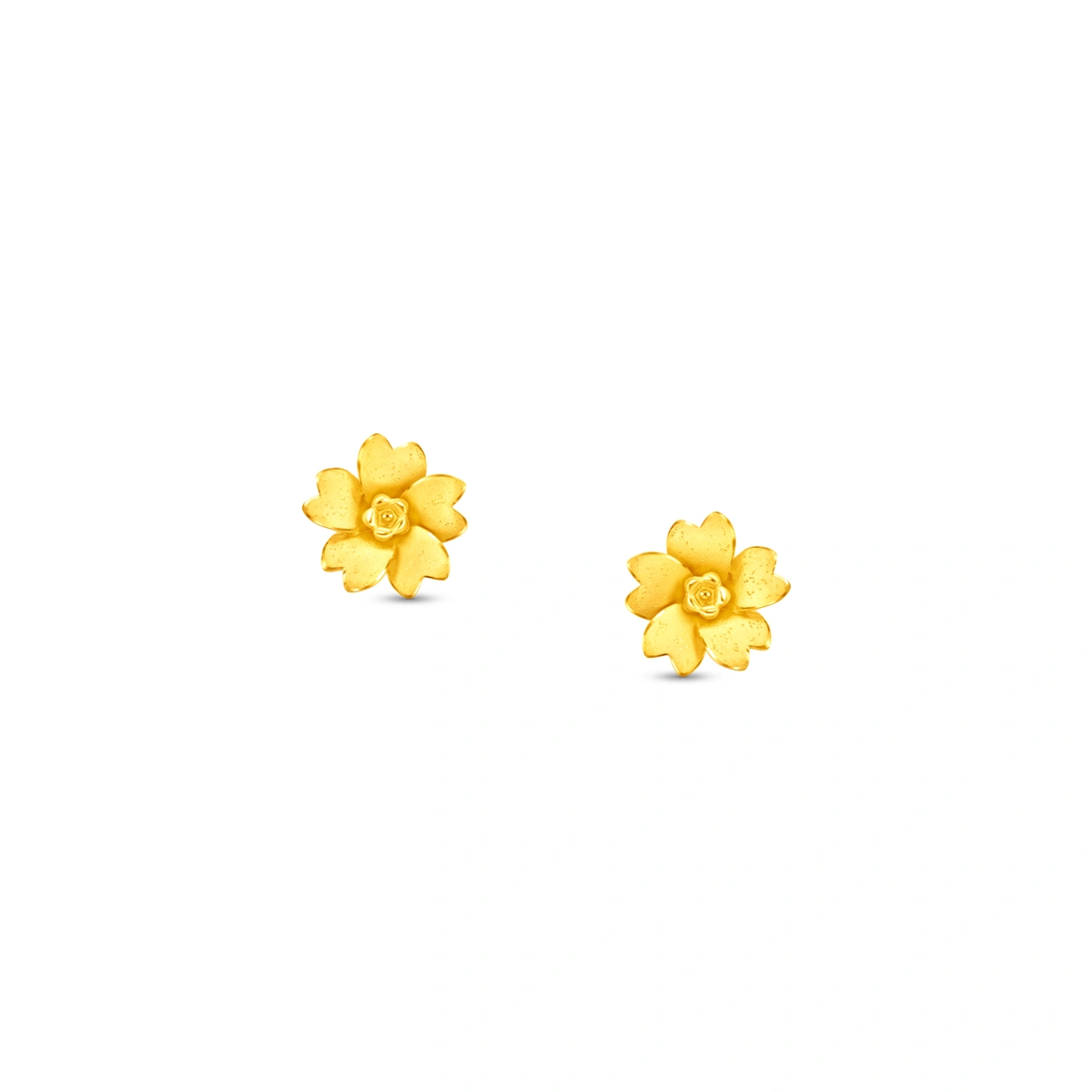 999.9 Gold earrings