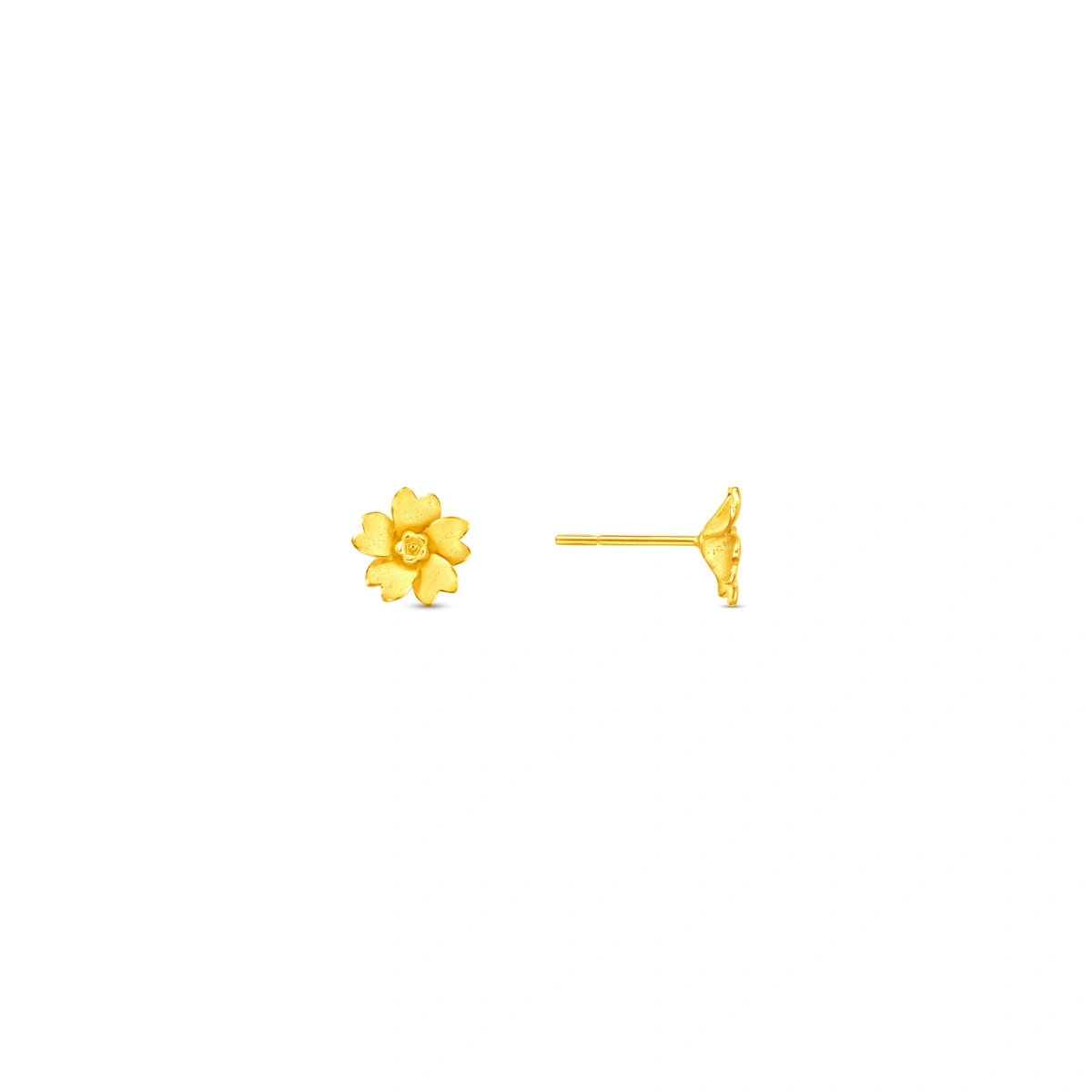 999.9 Gold earrings
