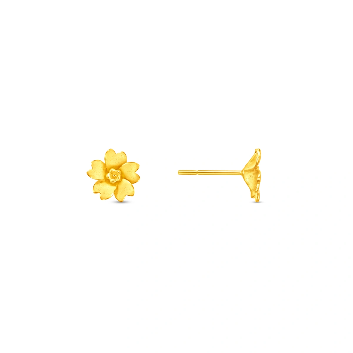 999.9 Gold earrings