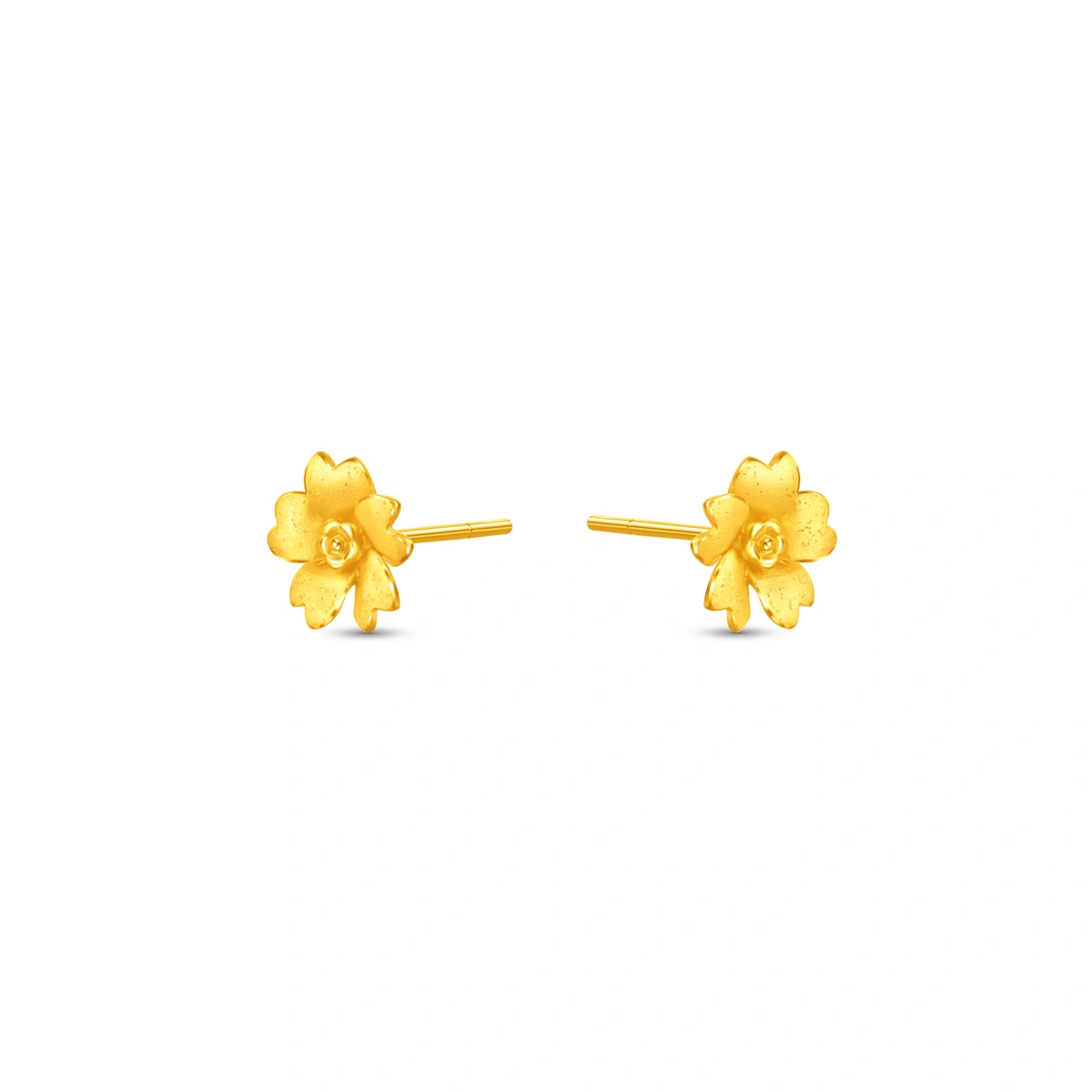 999.9 Gold earrings