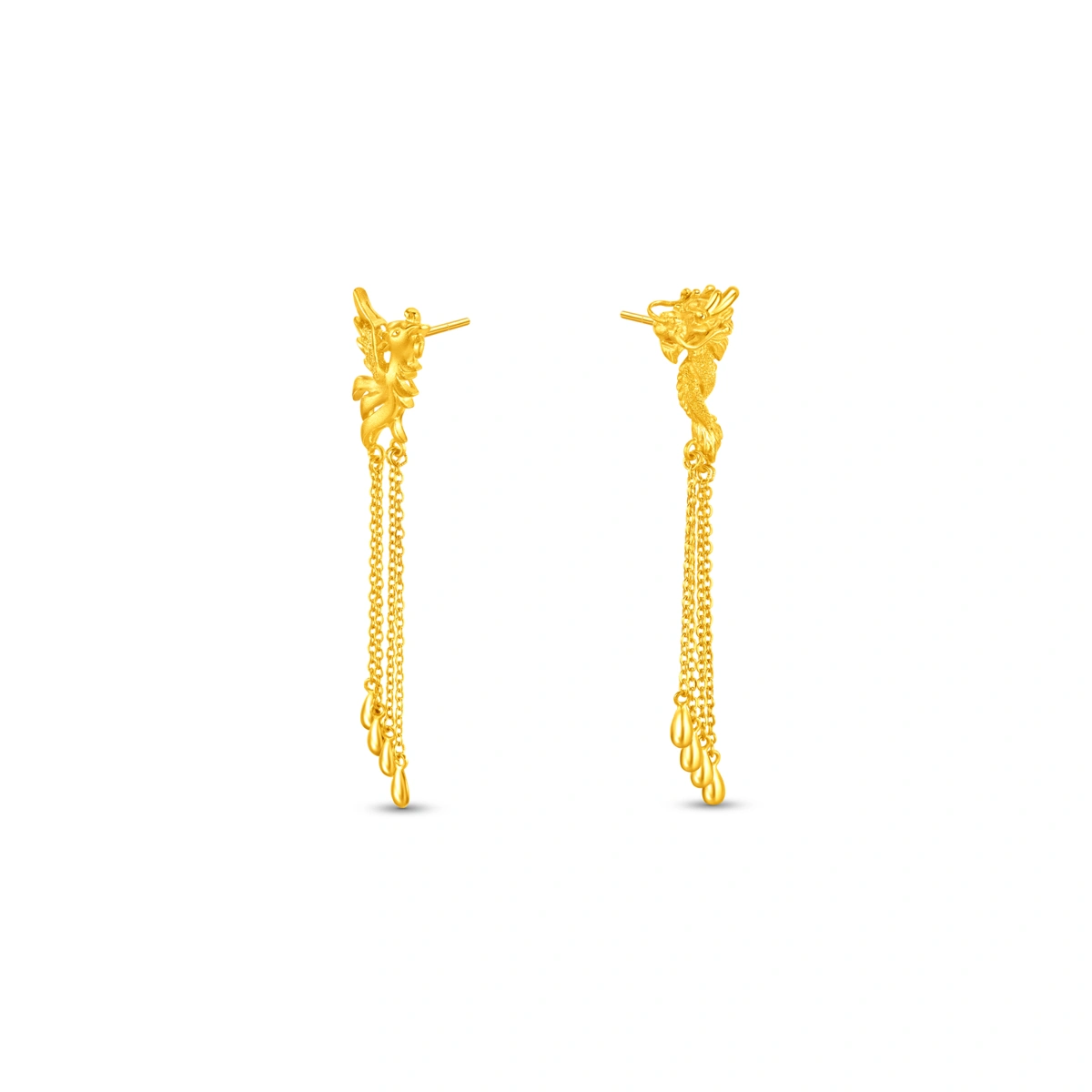 999.9 Gold earrings