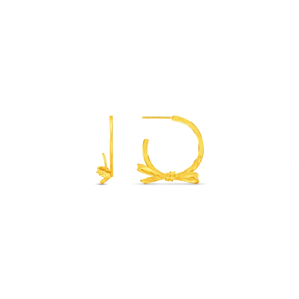 999.9 Gold earrings