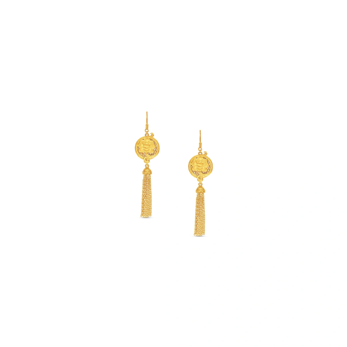 999.9 Gold earrings