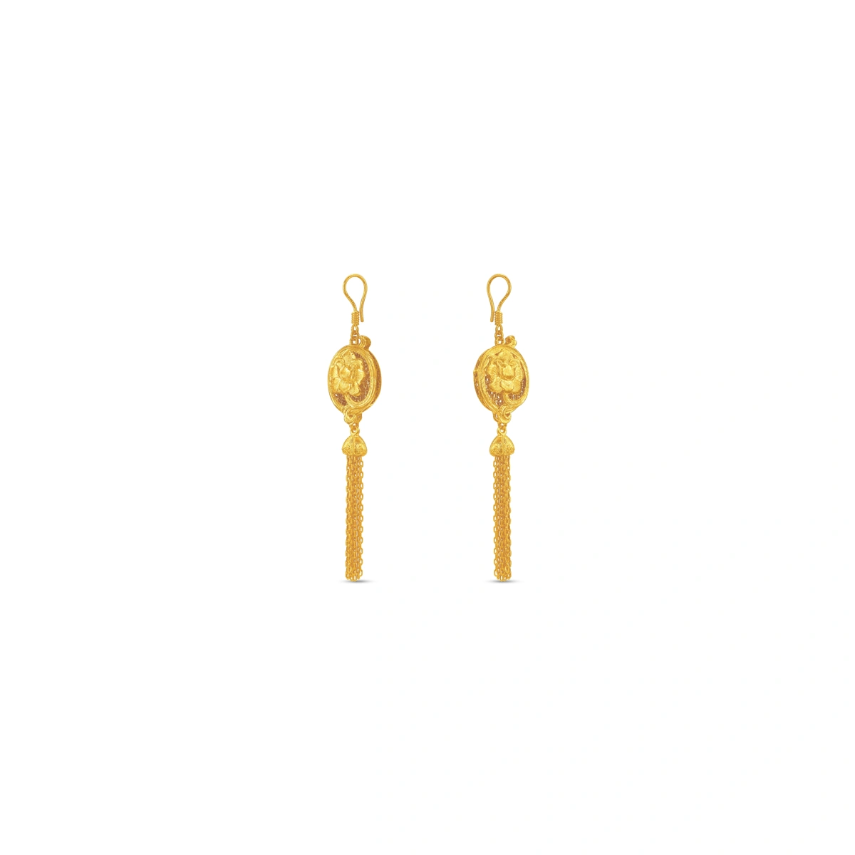 999.9 Gold earrings