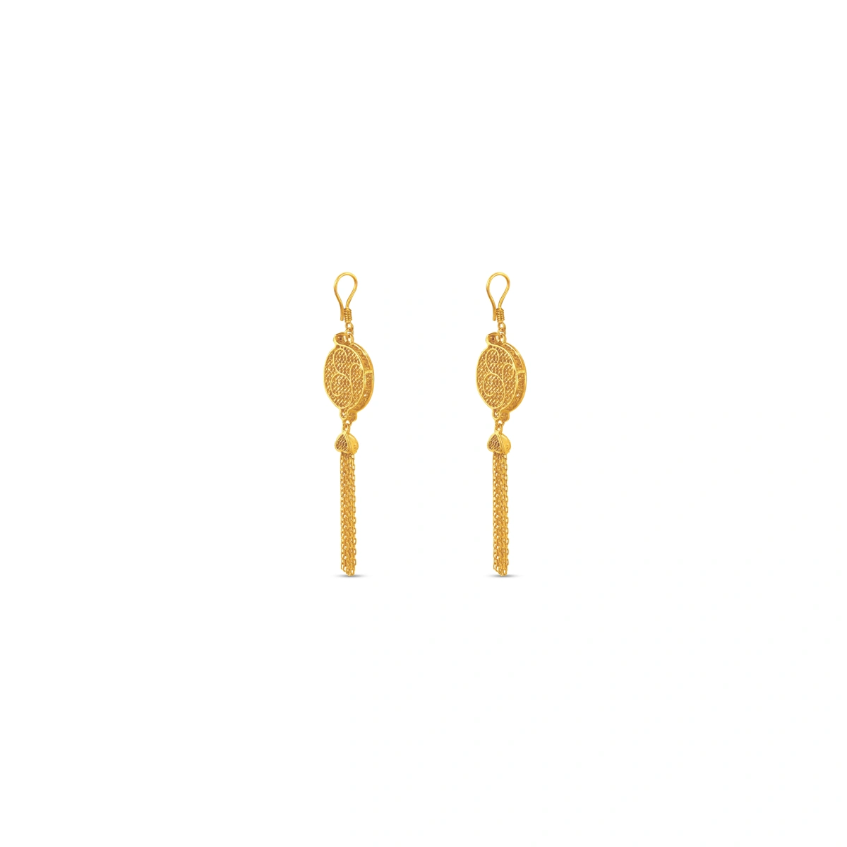 999.9 Gold earrings
